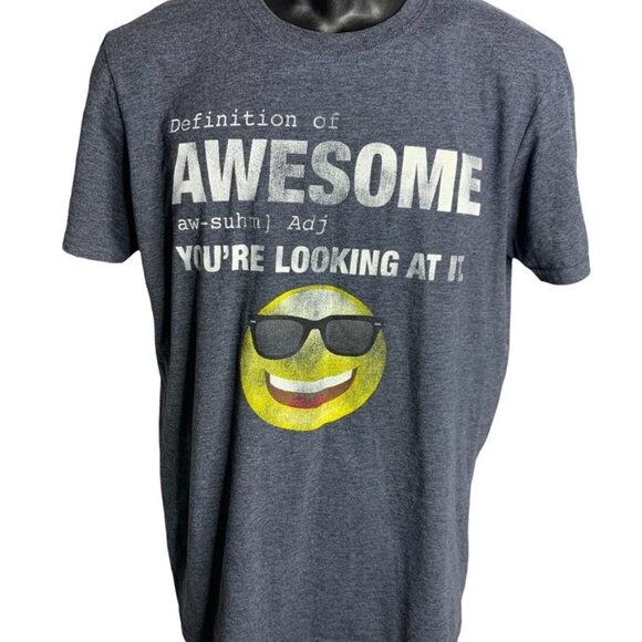 Mens Funny Shirt Definition Of Awesomeness Your Looking At It Sz M - Picture 1 of 4
